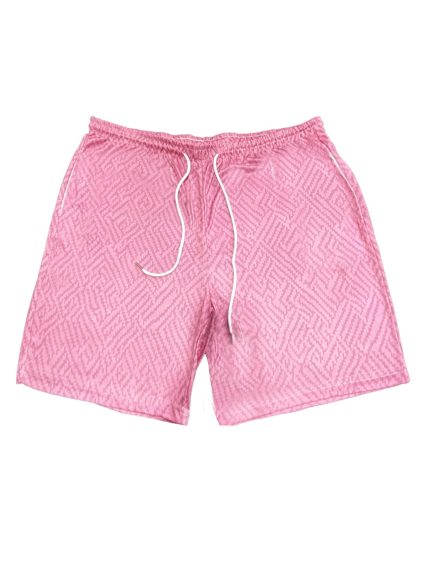 Plus Size Relaxed Fit Casual Shirt Shorts Set - Vibrant Polka Dot Print Design, Ultra-Comfortable and Stylish for Warm Weather, Perfect for Summer Activities and Everyday Wear, Designed for Plus Size Men