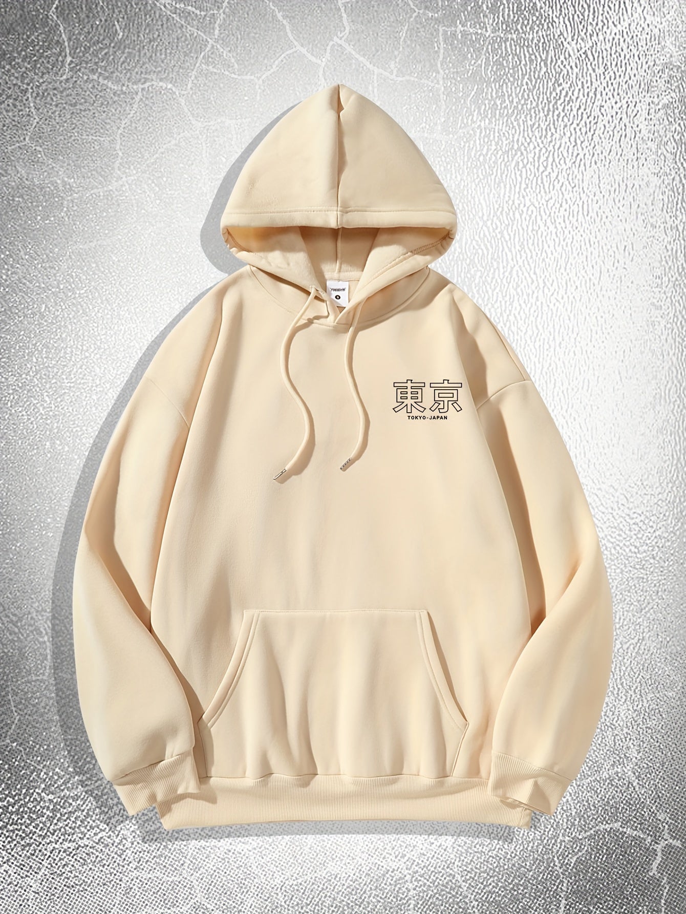 Tokyo Print Hoodie, Cool Hoodies For Men, Men's Casual Graphic Design Hooded Sweatshirt Streetwear For Winter Fall, As Gifts