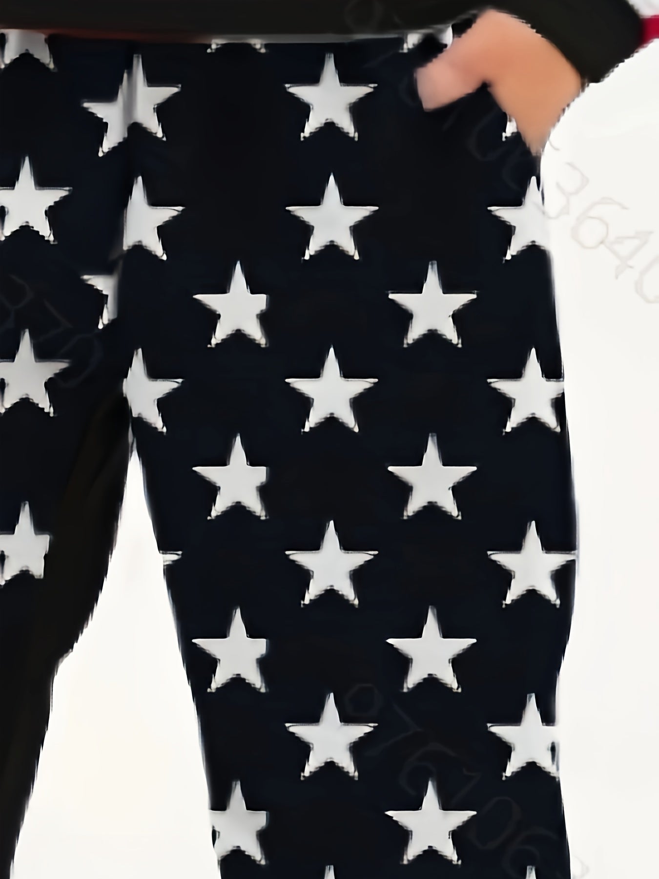 1set Youth American Flag Print Hoodie and Pants Set - Casual Style Polyester Knitwear with Spandex Stretch, Regular Fit, Geometric Pattern, Pockets - Perfect Outfit for Little Champions, Kids Clothing Gift Idea, For Outdoor